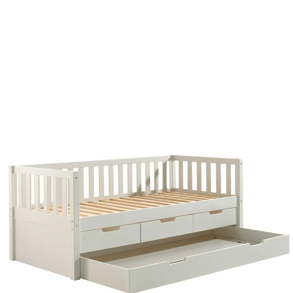 Pharao24 Kojenbett mit Stauraum Ethina> Funktionsbetten|Schubkastenbetten