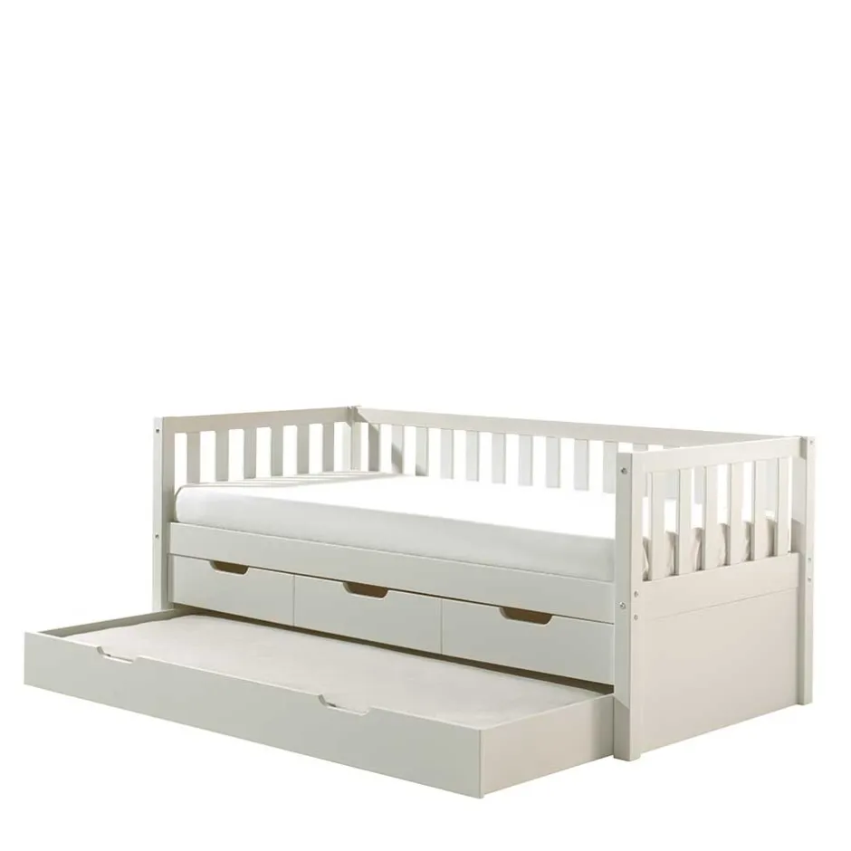 Pharao24 Kojenbett mit Stauraum Ethina> Funktionsbetten|Schubkastenbetten