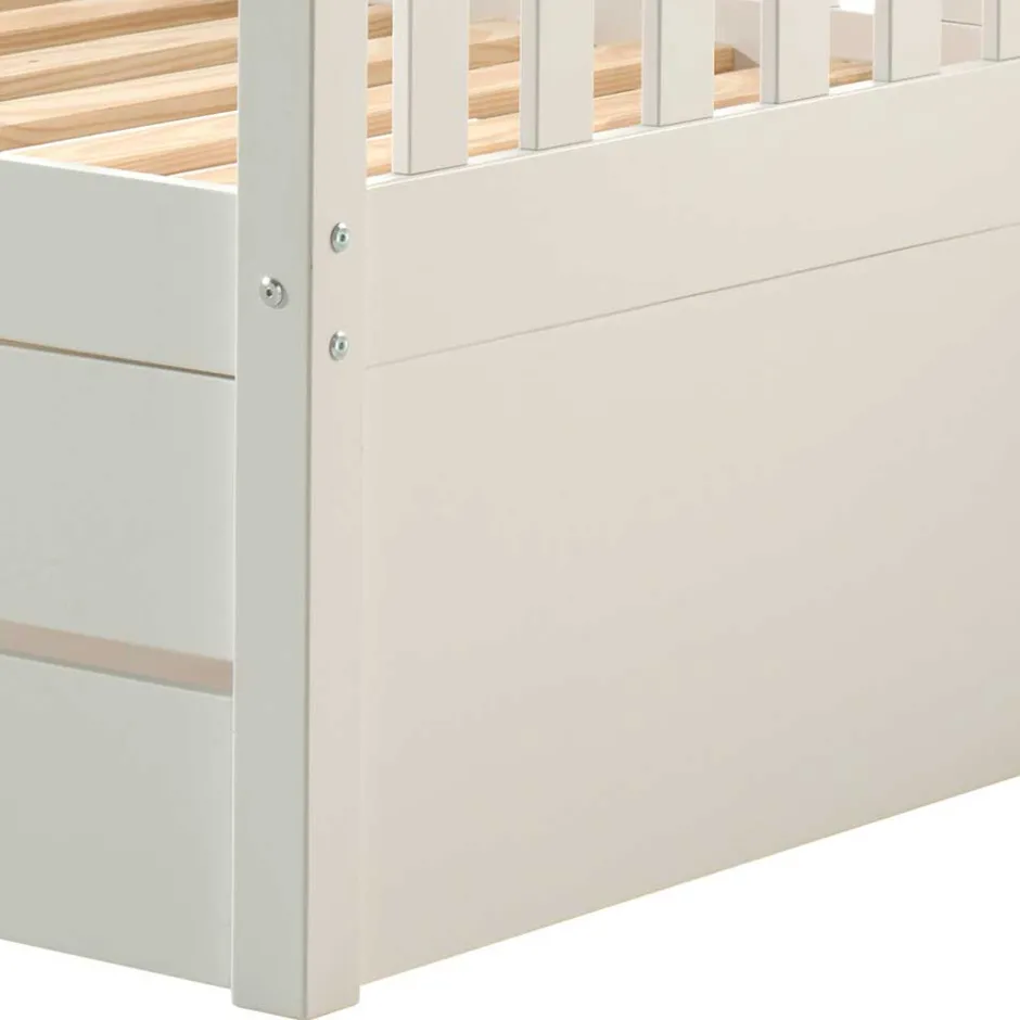 Pharao24 Kojenbett mit Stauraum Ethina> Funktionsbetten|Schubkastenbetten