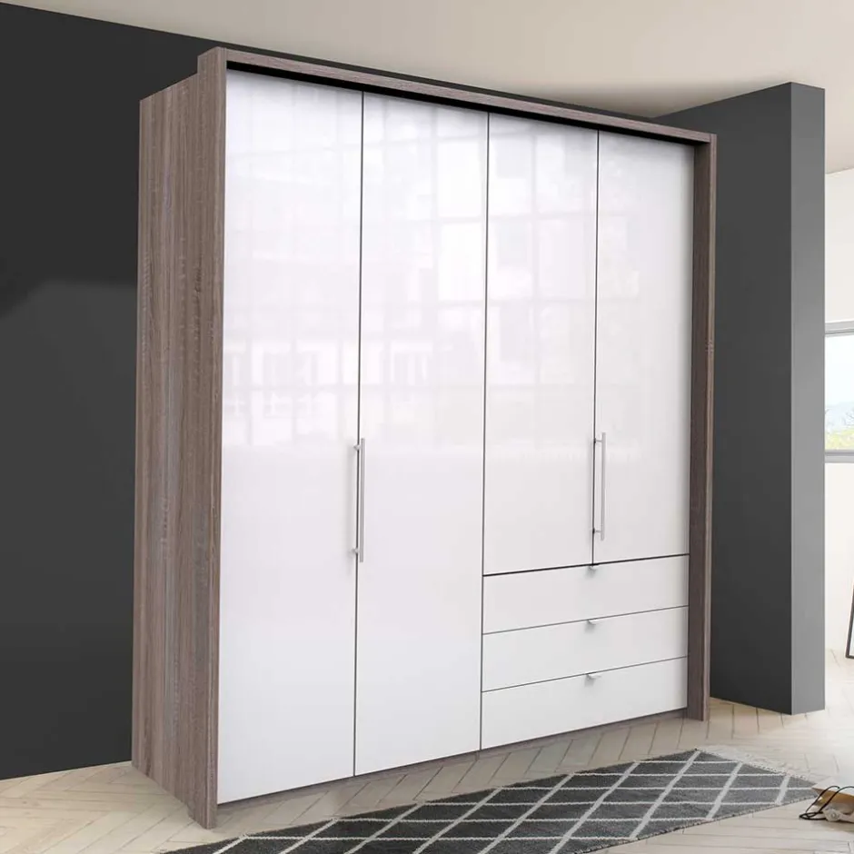 Pharao24 Kombi Schlafzimmerschrank Yunidra> Jugendkleiderschrank