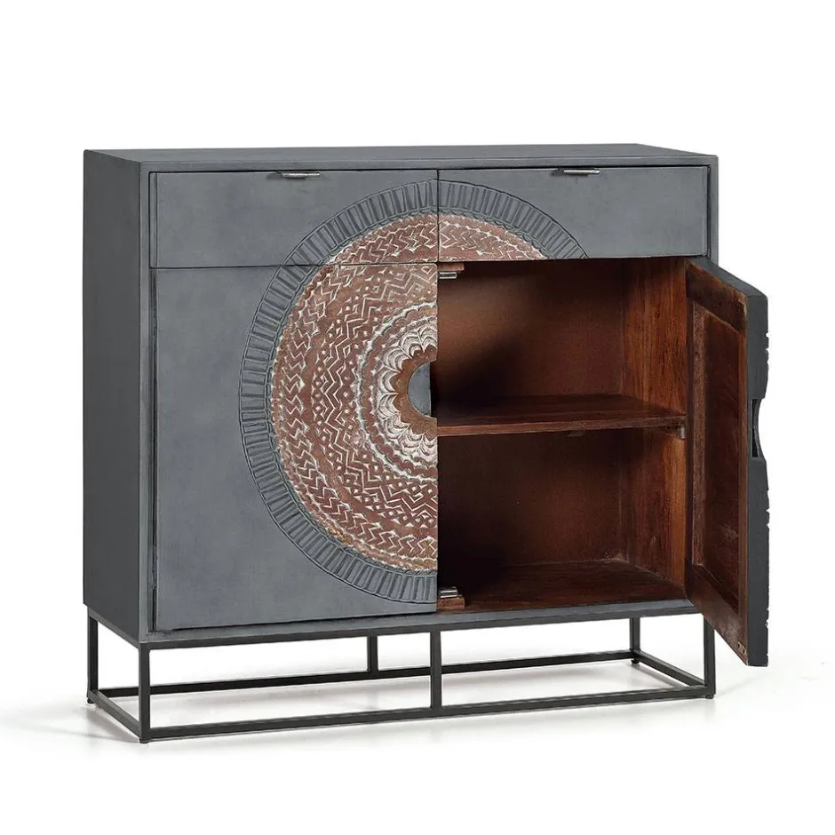 Pharao24 Kommode Binia> Massivholzmöbel|Küchenkommode