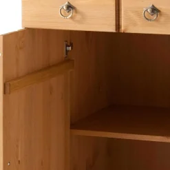 Küchenkommode|Wohnzimmerkommoden*Pharao24 Kommode Echtholz Alinica