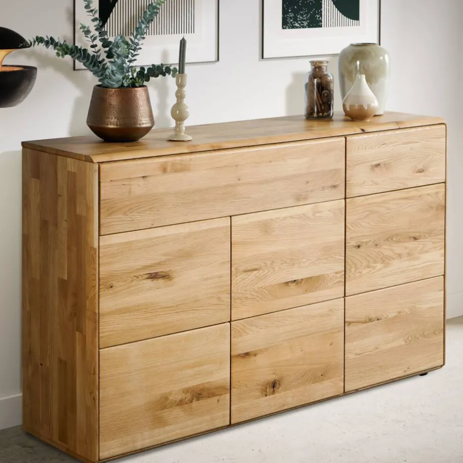 Pharao24 Kommode Echtholz Pluto> Küchenkommode|Esszimmerkommoden