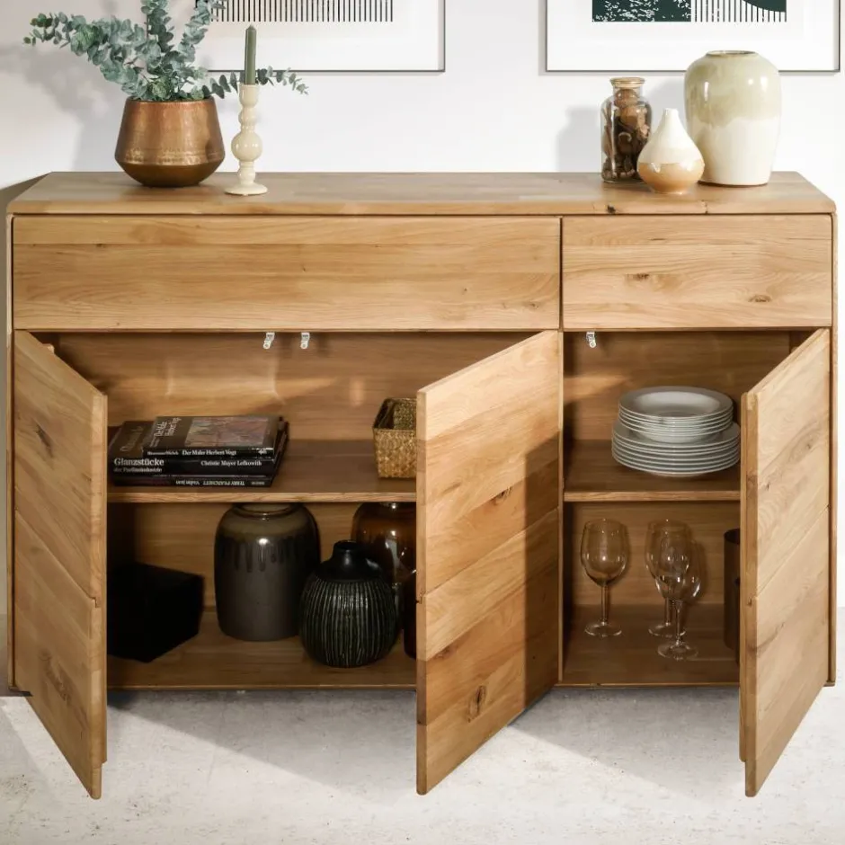 Pharao24 Kommode Echtholz Pluto> Küchenkommode|Esszimmerkommoden