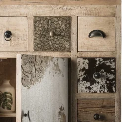 Küchenkommode|Massivholz Kommoden*Pharao24 Kommode Echtholz Sectian