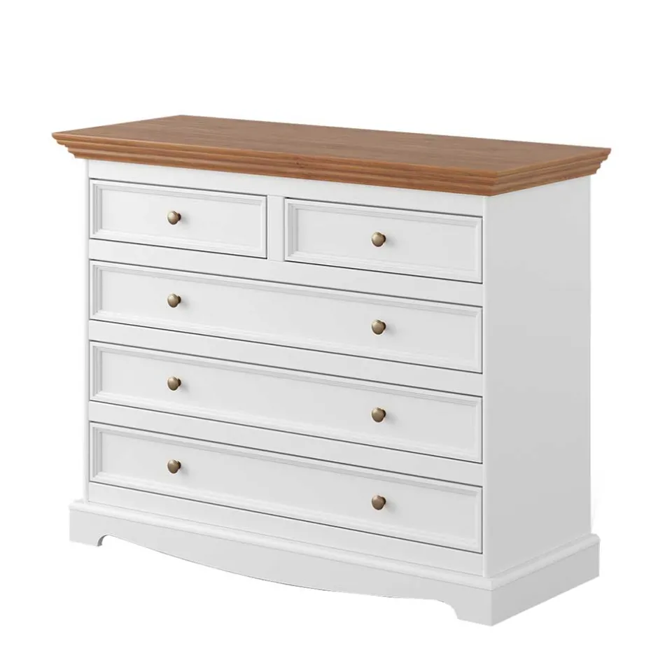 Massivholzmöbel|Küchenkommode*Pharao24 Kommode Holz Corao