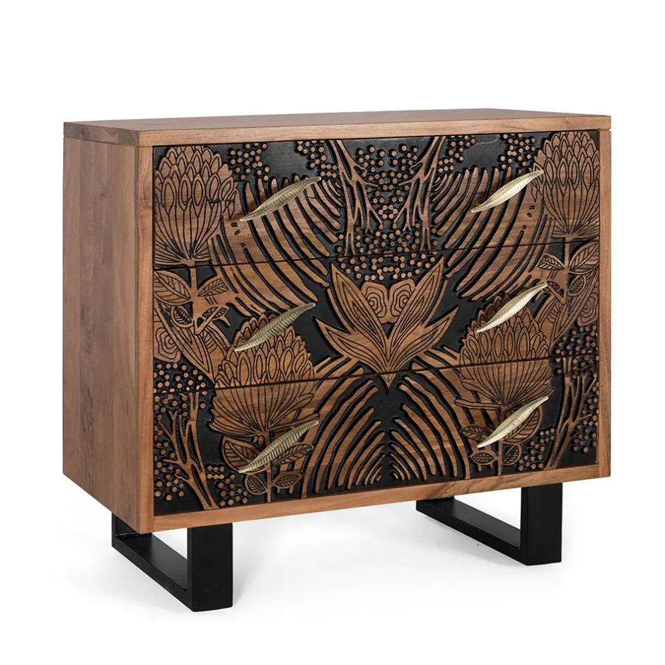 Pharao24 Kommode Massivholz Borgas> Schlafzimmerkommoden