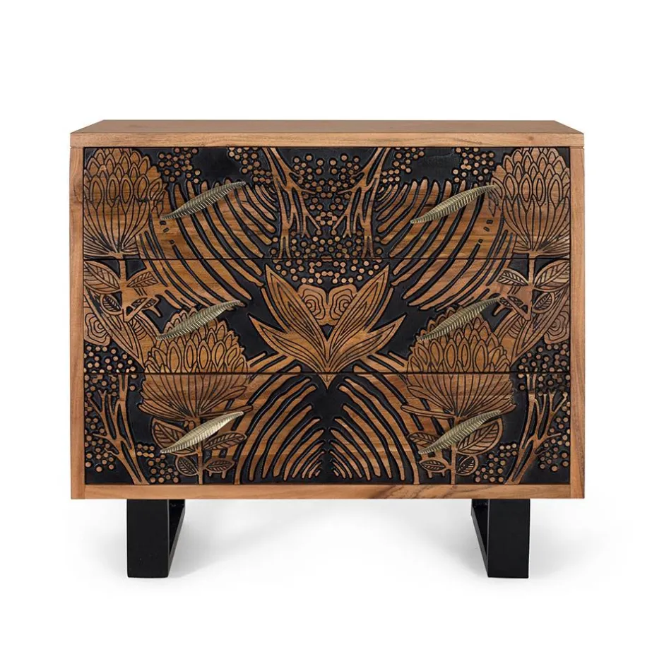 Pharao24 Kommode Massivholz Borgas> Schlafzimmerkommoden