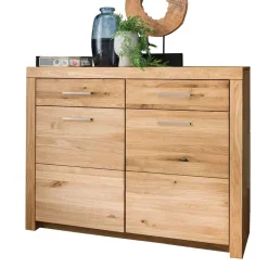 Massivholzmöbel|Küchenkommode*Pharao24 Kommode Massivholz Divrina