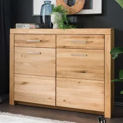 Massivholzmöbel|Küchenkommode*Pharao24 Kommode Massivholz Divrina