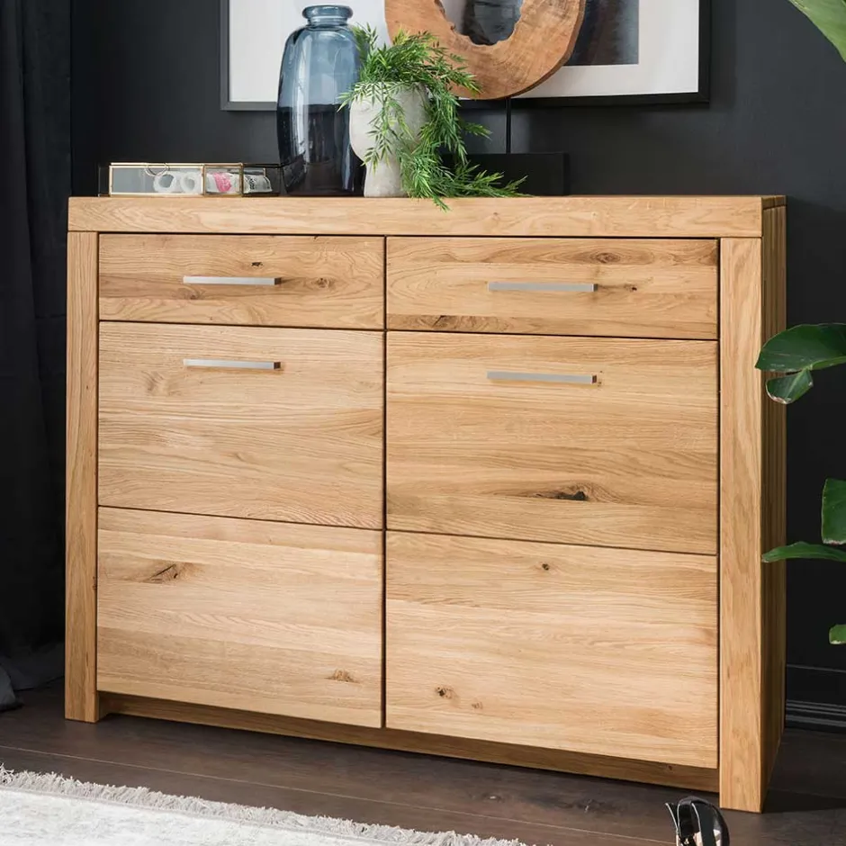 Massivholzmöbel|Küchenkommode*Pharao24 Kommode Massivholz Divrina