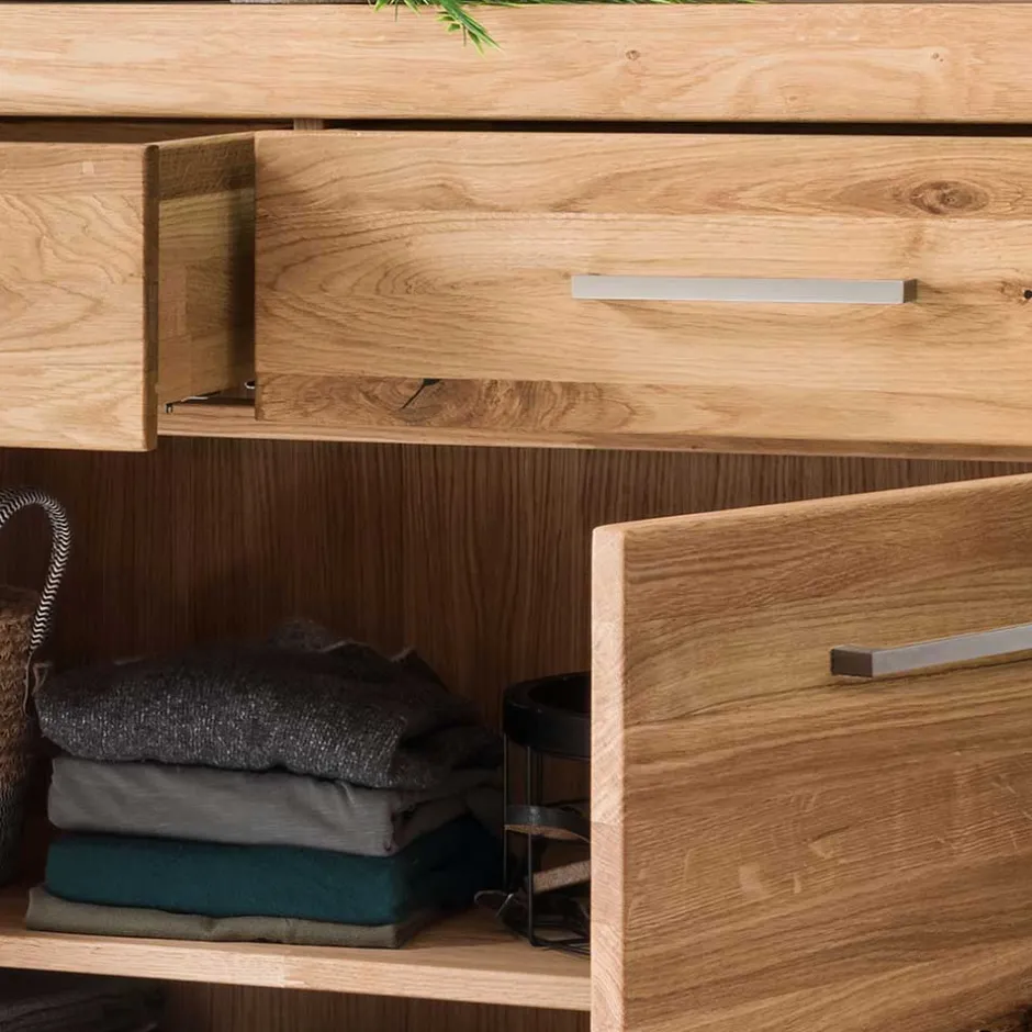 Massivholzmöbel|Küchenkommode*Pharao24 Kommode Massivholz Divrina