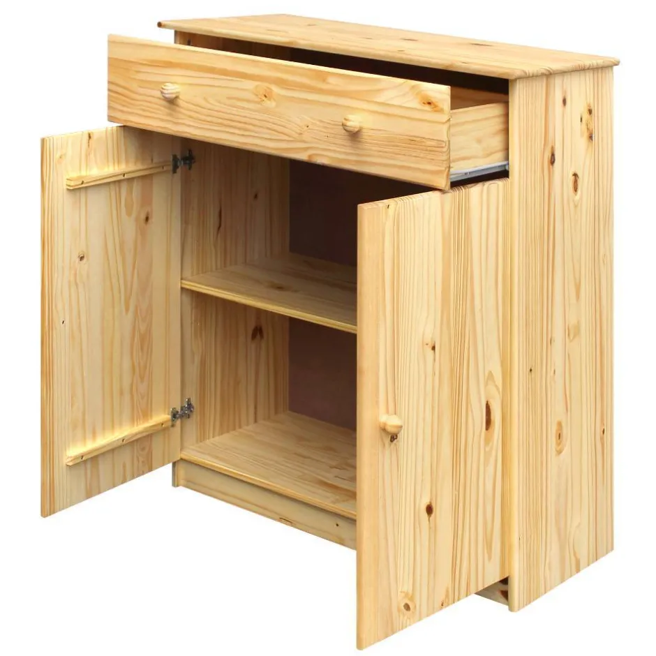 Hochkommoden|Vertiko*Pharao24 Kommode Massivholz Tine