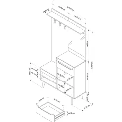 Pharao24 Kompakt Garderobe Tomya><noscript><img width=
