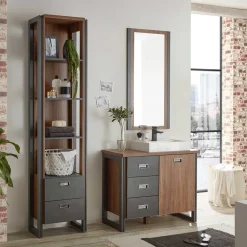 Badmöbel Sets*Pharao24 Kompaktes Badmöbelset Verjan