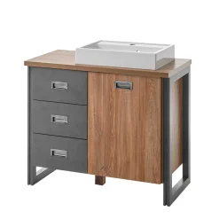 Badmöbel Sets*Pharao24 Kompaktes Badmöbelset Verjan