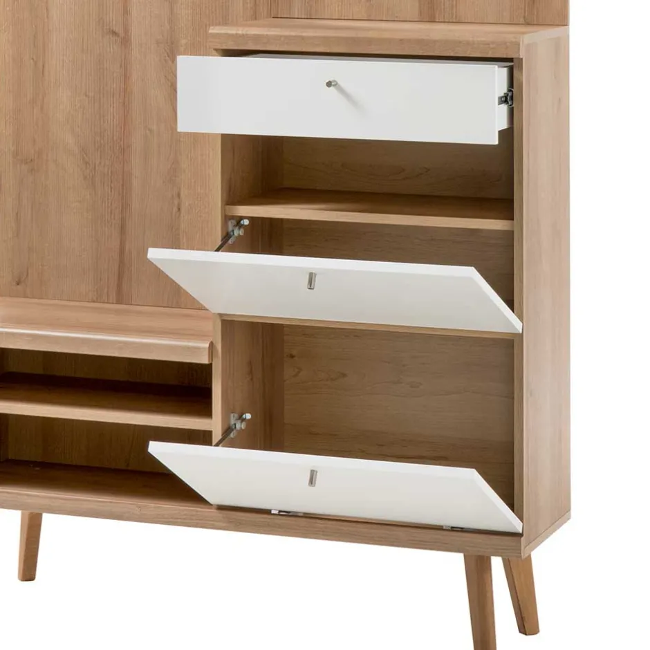 Massivholz Garderoben|Garderobensets*Pharao24 Kompaktgarderobe Levanca