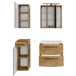 Badmöbel Sets*Pharao24 Komplett Badezimmer Set Longos