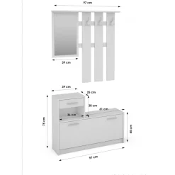 Garderobensets*Pharao24 Komplett Garderobe Bills