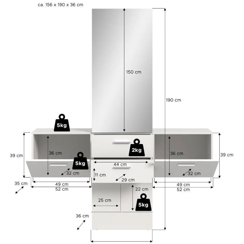 Pharao24 Komplett Garderobe Tiploma> Garderobensets