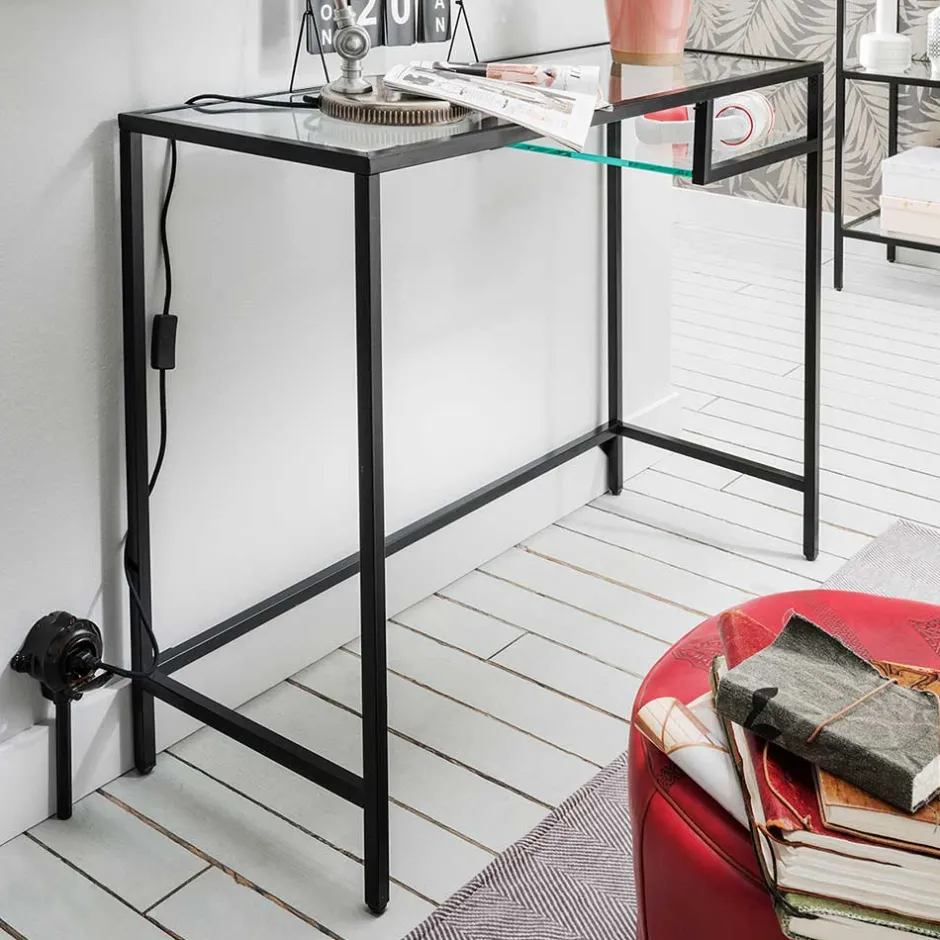 Telefontische|Glastische*Pharao24 Konsolentisch Drike