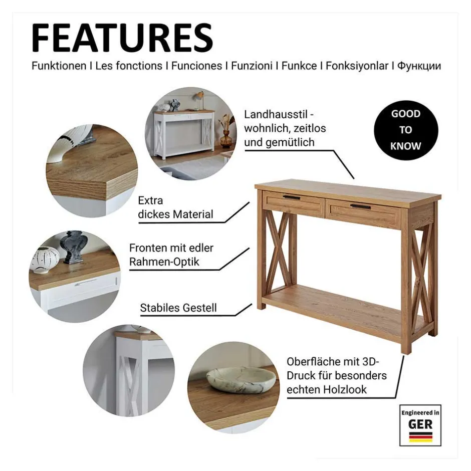 Konsolentische*Pharao24 Konsolentisch Glams