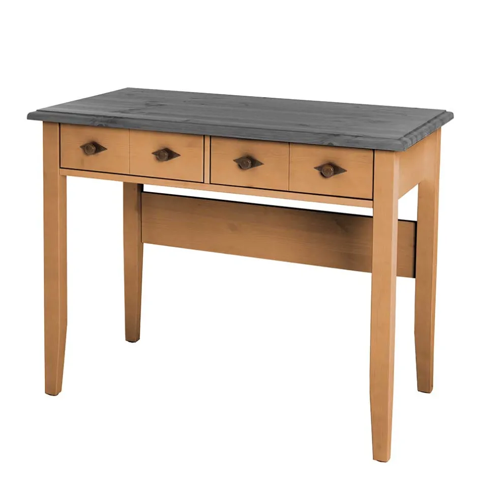 Schreibtische|Computertische*Pharao24 Konsolentisch mit Schubladen Viaduca