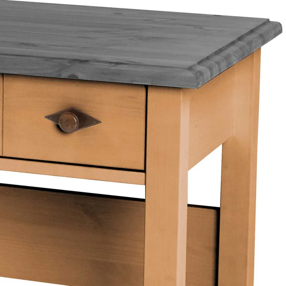 Schreibtische|Computertische*Pharao24 Konsolentisch mit Schubladen Viaduca