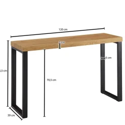Konsolentische*Pharao24 Konsolentisch Petrol