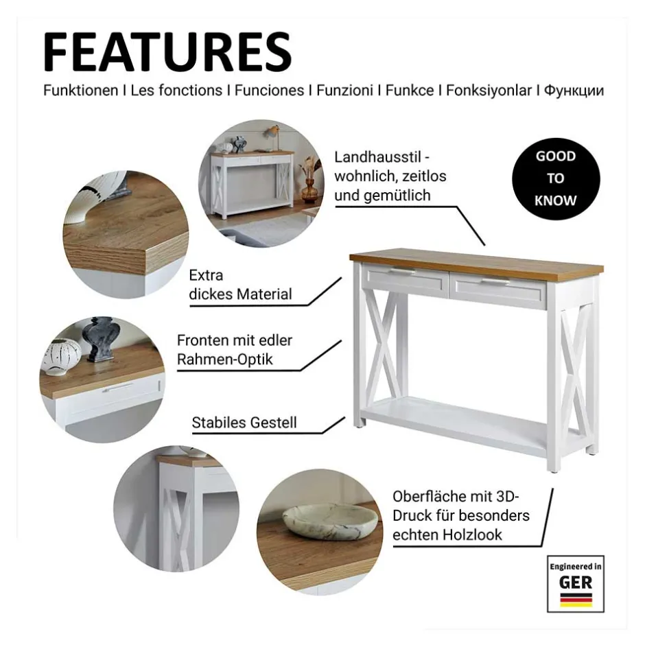 Pharao24 Konsolentisch Stephanie> Konsolentische