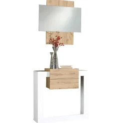 Garderobensets*Pharao24 Konsolentisch und Wandspiegel Christoma