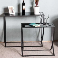 Telefontische|Glastische*Pharao24 Konsolentische Carantec