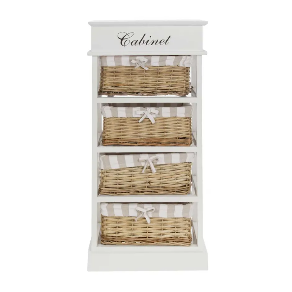 Pharao24 Korbkommode Merkur> Massivholz Kommoden|Hochkommoden