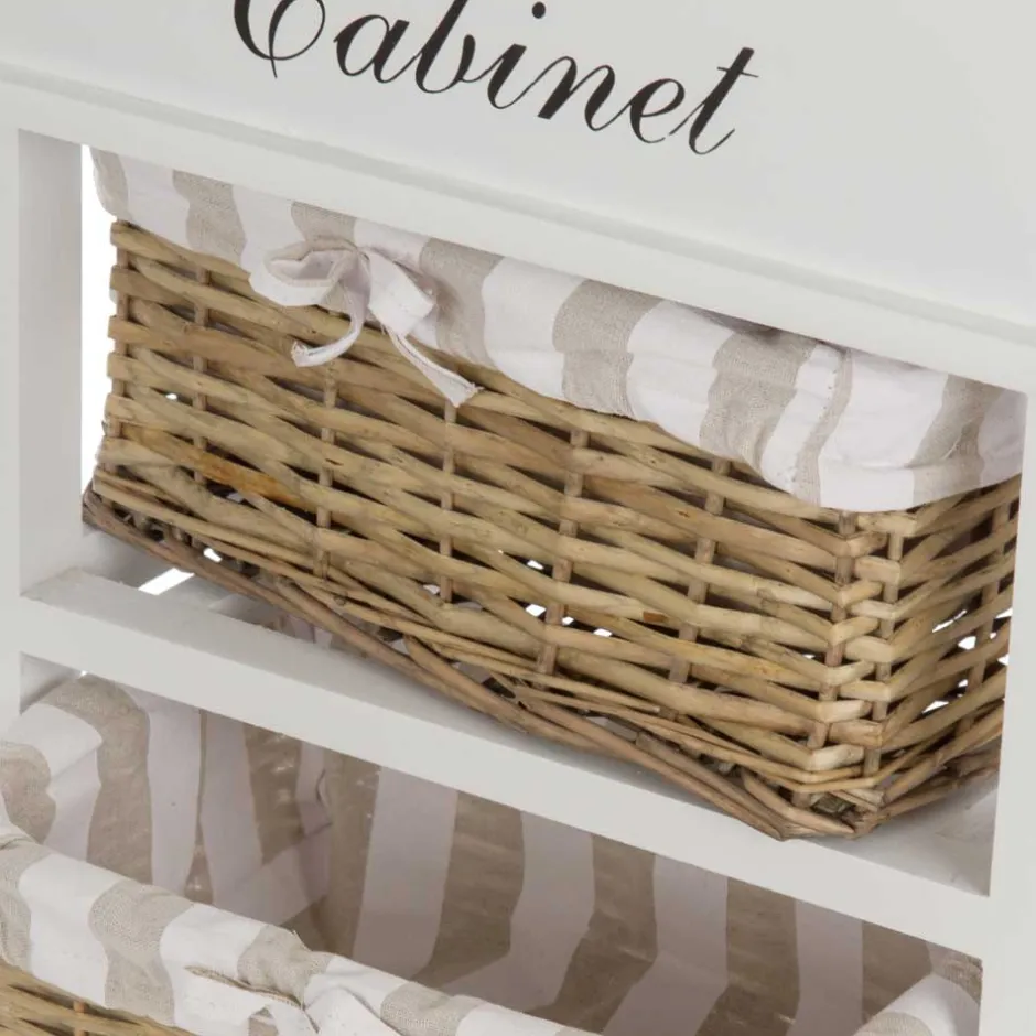 Pharao24 Korbkommode Merkur> Massivholz Kommoden|Hochkommoden