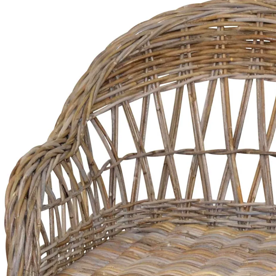 Wohnzimmer Sessel*Pharao24 Korbsessel Tignum