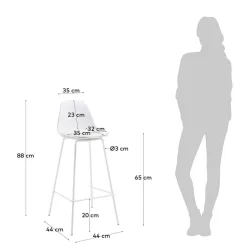 Barmöbel|Barhocker*Pharao24 Kuechenhocker Nenna