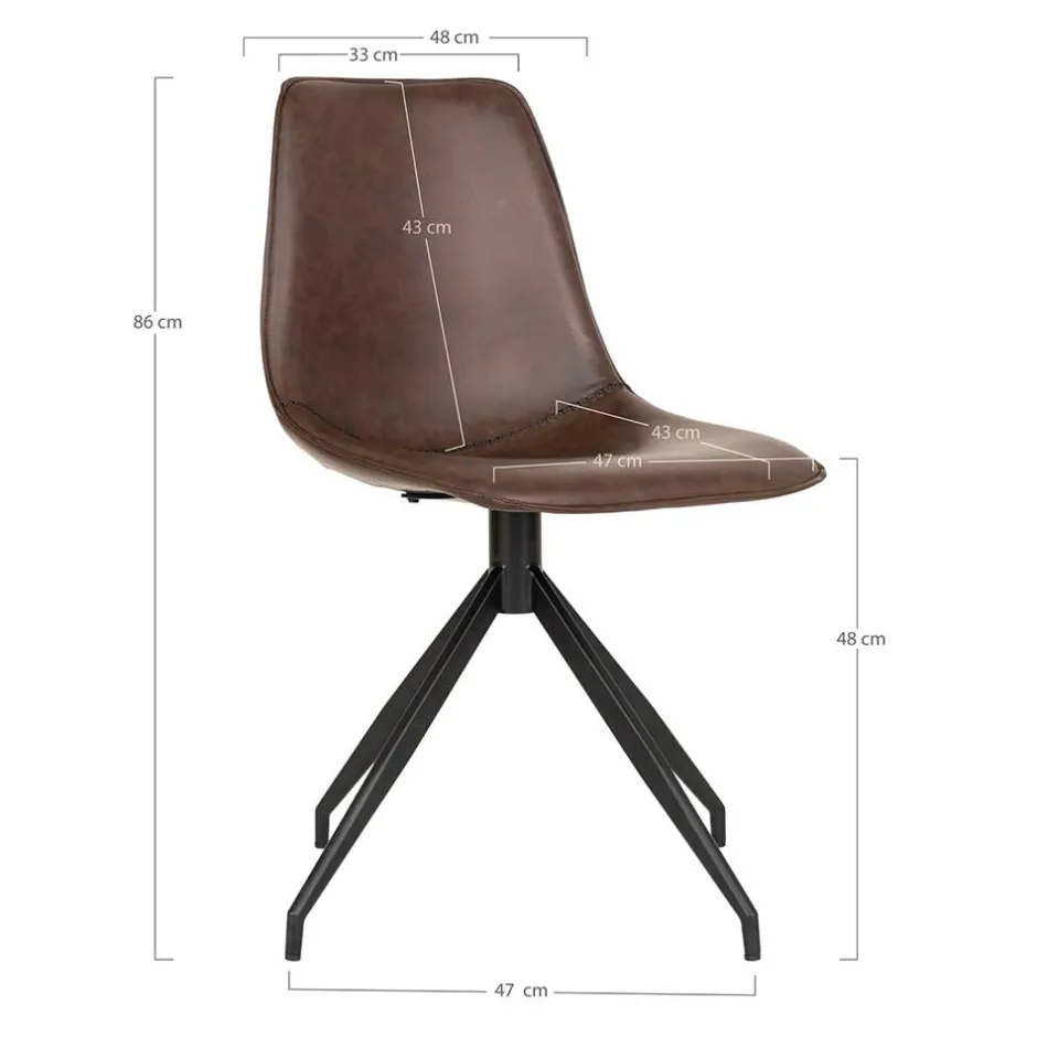 Lederstühle*Pharao24 Kuechenstuehle Ancela