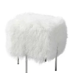 Sitzhocker*Pharao24 Kunstfell Hocker Defano