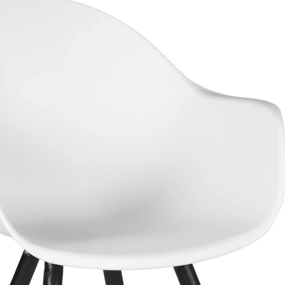 Pharao24 Kunststoff Küchenstuhl Set Rubin> Küchenstühle|Esszimmerstühle