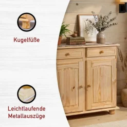 Flurkommoden*Pharao24 Landhaus Anrichte Classico