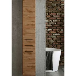 Bad Hochschränke|Badezimmerschränke*Pharao24 Landhaus Badhochschrank Longos