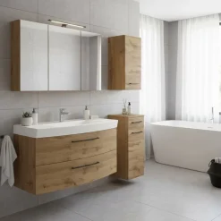 Pharao24 Landhaus Badmöbel Set Longos> Badmöbel Sets