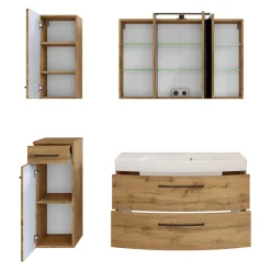 Pharao24 Landhaus Badmöbel Set Longos><noscript><img width=