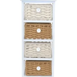 Pharao24 Landhaus Badregal Grino> Massivholzregale|Standregale