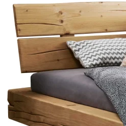 Massivholzbetten*Pharao24 Landhaus Balkenbett Banona