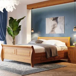 Pharao24 Landhaus Bett 140x200 cm Rovert> Komfortbetten|Doppelbetten