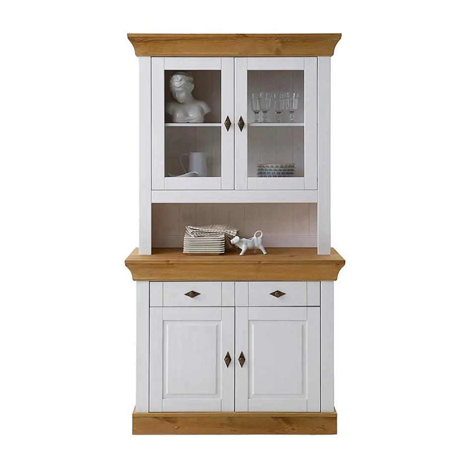 Massivholz Schränke|Anrichten*Pharao24 Landhaus Buffetschrank Constanta