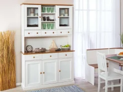 Massivholzmöbel|Anrichten*Pharao24 Landhaus Buffetschrank Linacia