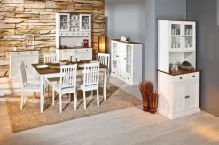 Massivholzmöbel|Anrichten*Pharao24 Landhaus Buffetschrank Linacia