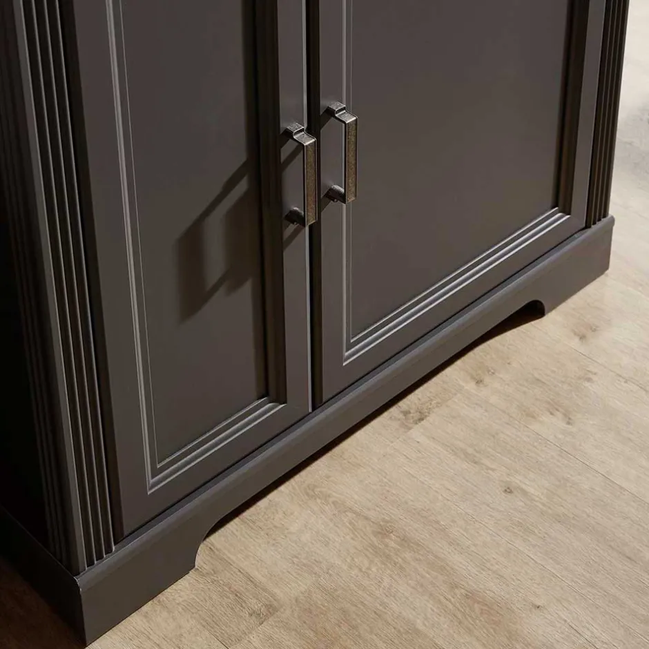 Pharao24 Landhaus Design Wohnwand Valgura> Wohnzimmerschrank